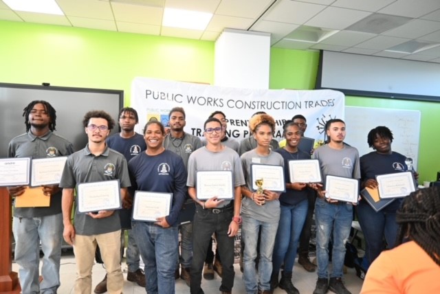 certificates awarded to apprentices