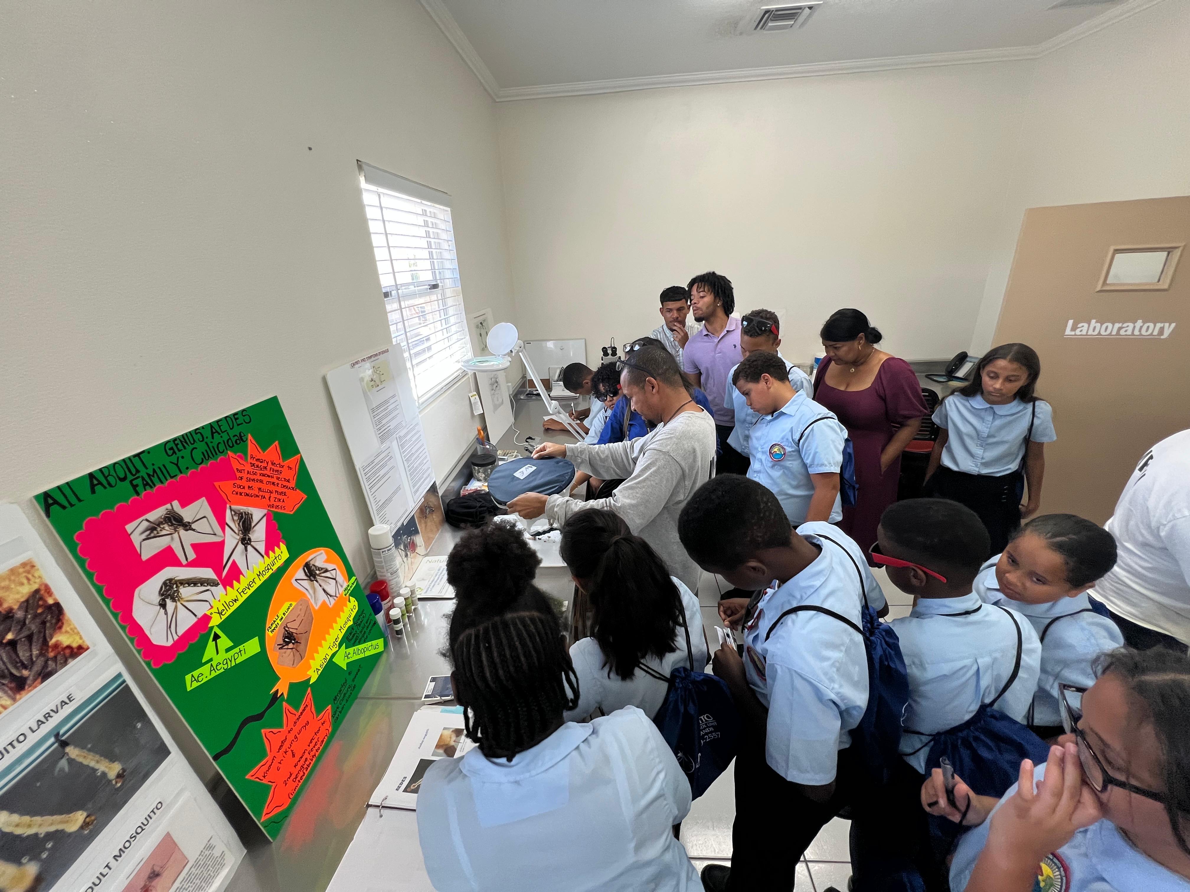 Year 6 students from Creek and Spot Bay Primary Schools visit MRCU Cayman Brac