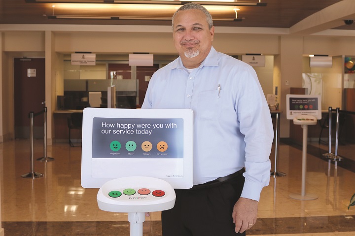 DG with Happy or Not Terminal