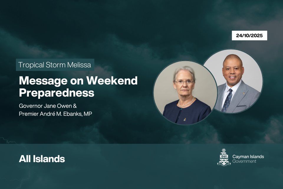 TS Melissa Joint Message HE the GOV and Premier 24 October